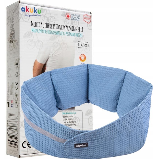 Грелка AKUKU пояс із вишневими кісточками Blue (A0637) Тип грілка