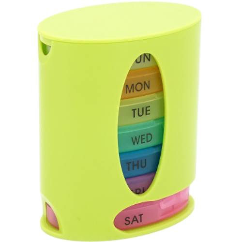 Таблетниця VOLTRONIC 7/28 знімних осередків (YT41247) Додатково Загальна кількість осередків: 28 (7 днів х 4 доби)