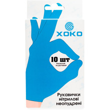 Рукавички XOKO M 10 шт Blue (XK-NTR-BLM)