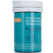 Глюкометр LONGEVITA Smart + Тест-полоски 50 шт (1х50шт)