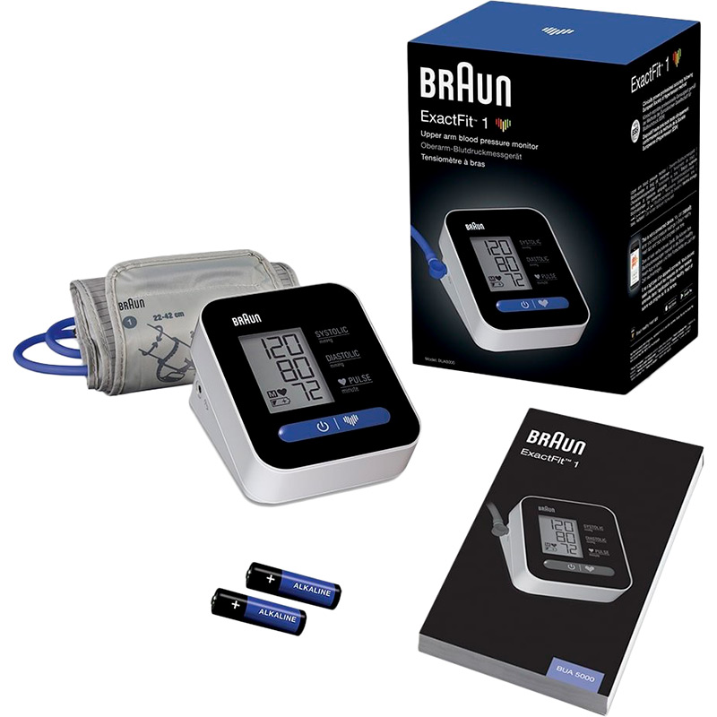 Зовнішній вигляд Вимірювач тиску BRAUN BPM ExactFit 1 BUA5000EUV1 BUA5000EU/MY20