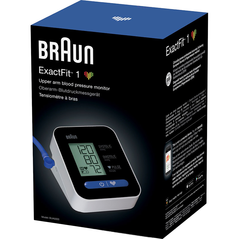 Фото Измеритель давления BRAUN BPM ExactFit 1 BUA5000EUV1 BUA5000EU/MY20