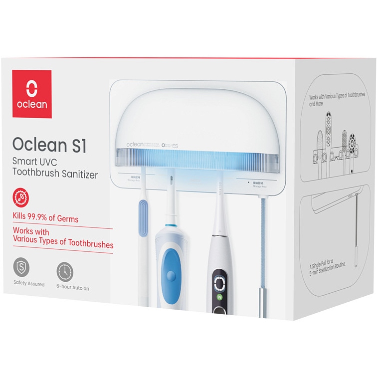 Изображение Стерилизатор зубных щеток OCLEAN S1 Toothbrush Sanitizer White