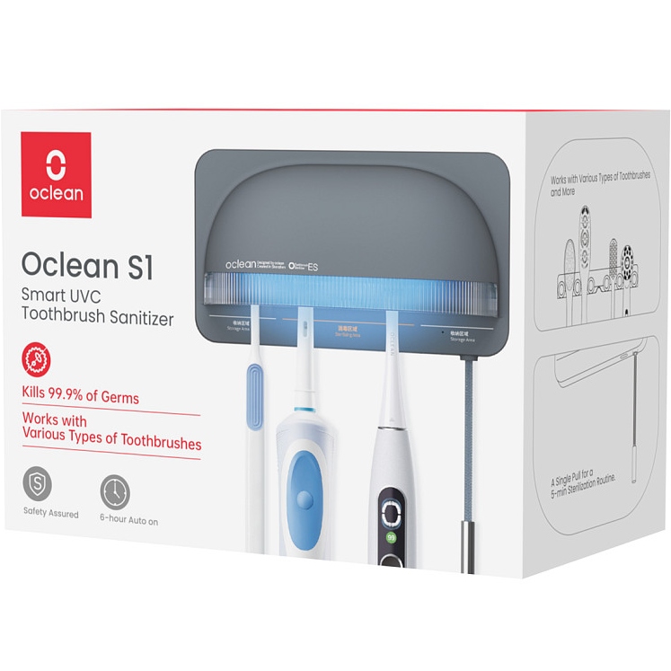 Покупка Стерилизатор зубных щеток OCLEAN S1 Toothbrush Sanitizer Grey