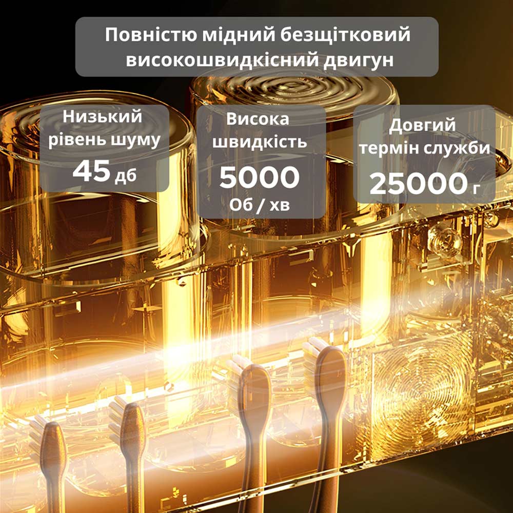 Стерилізатор зубних щіток INSPIRE K3 Black Особливості годинник
