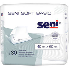 Пелюшки гігієнічні Seni Soft Basic 40х60 см 30 шт (SE-091-B030-G01)