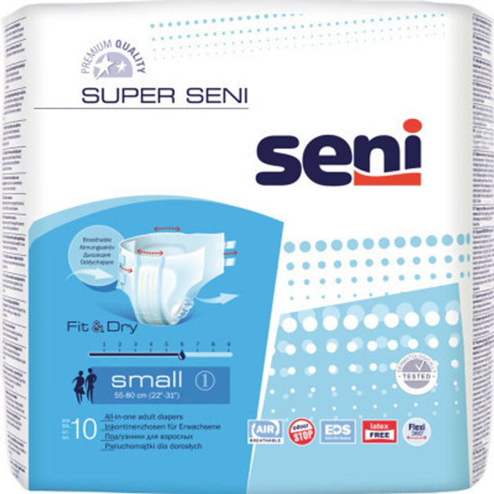 Подгузники для взрослых Seni Super Small 10 шт. (SE-094-SM10-S01)