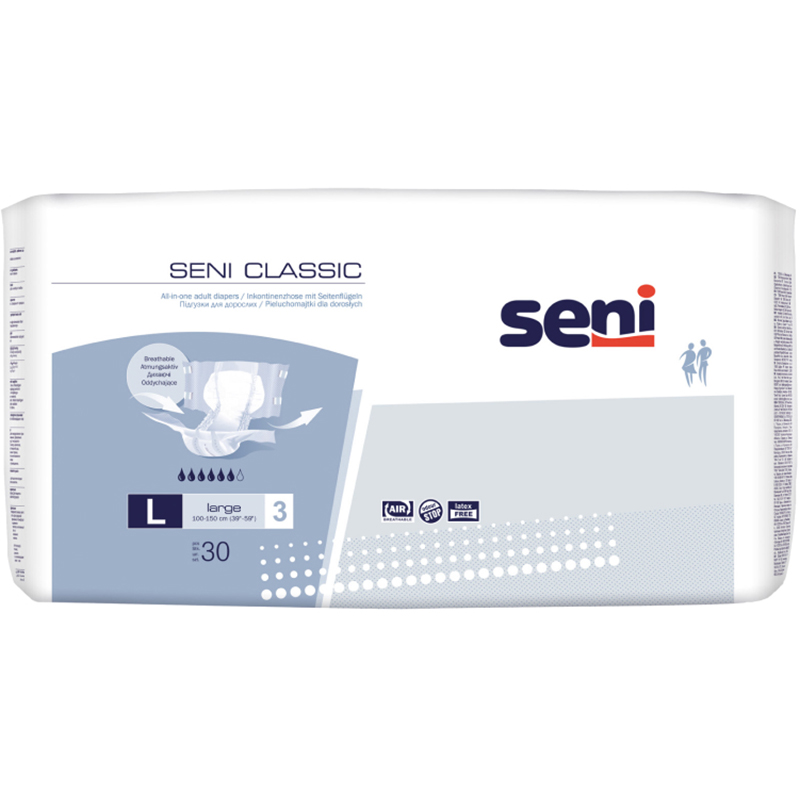 Підгузки для дорослих SENI Classic Large 30 шт (SE-094-LA30-SC1)