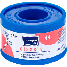 Пластырь МАТОРАТ CLASSIC 2.5 см x 5 м (MA-166-MMMM-022)