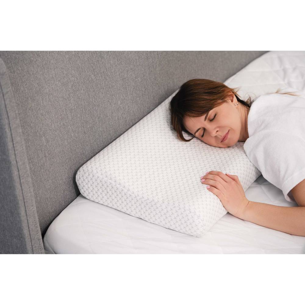 Замовити Подушка ортопедична ARDESTO Sleepwell 60х40х11/9см White (ART6040COP)