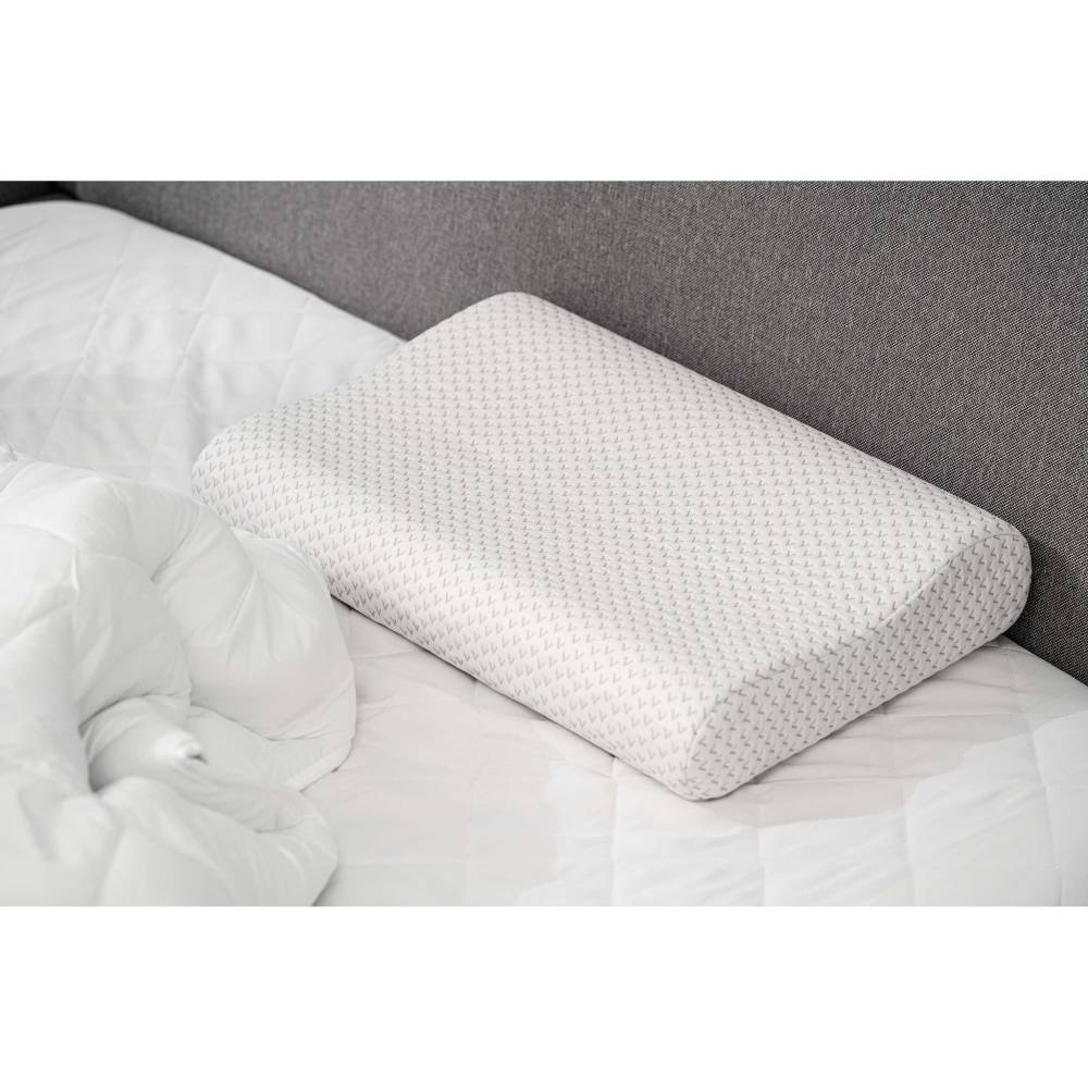 Фото Подушка ортопедична ARDESTO Sleepwell 60х40х11/9см White (ART6040COP)