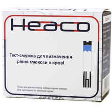 Тест-смужки для глюкометра HEACO (Safe AQ 25 pcs)