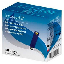 Тест-полоски LONGEVITA (25х2) 50шт