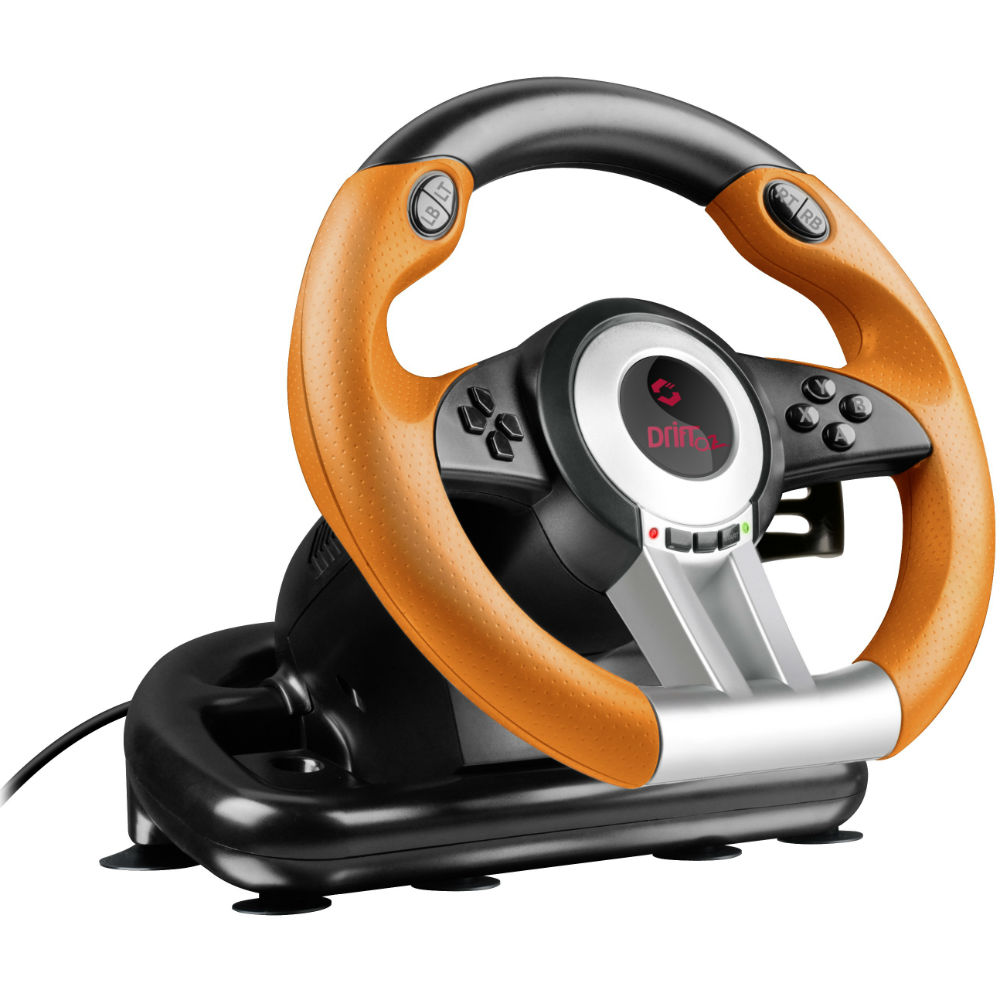 Кермо SPEEDLINK DRIFT Z. O. Racing Wheel PC (SL-6695-BKOR-01) Тип пристрою кермо