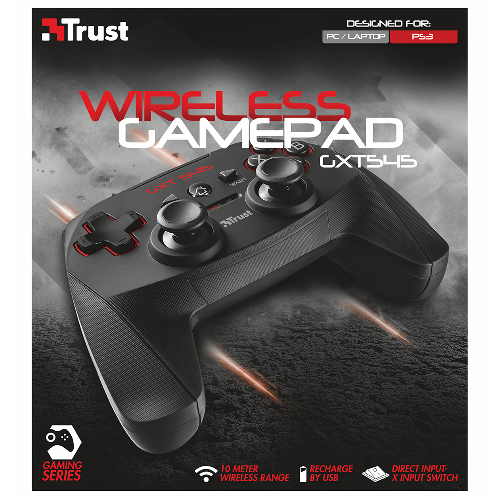 Зовнішній вигляд Геймпад TRUST GXT 545 Wireless gamepad (20491)