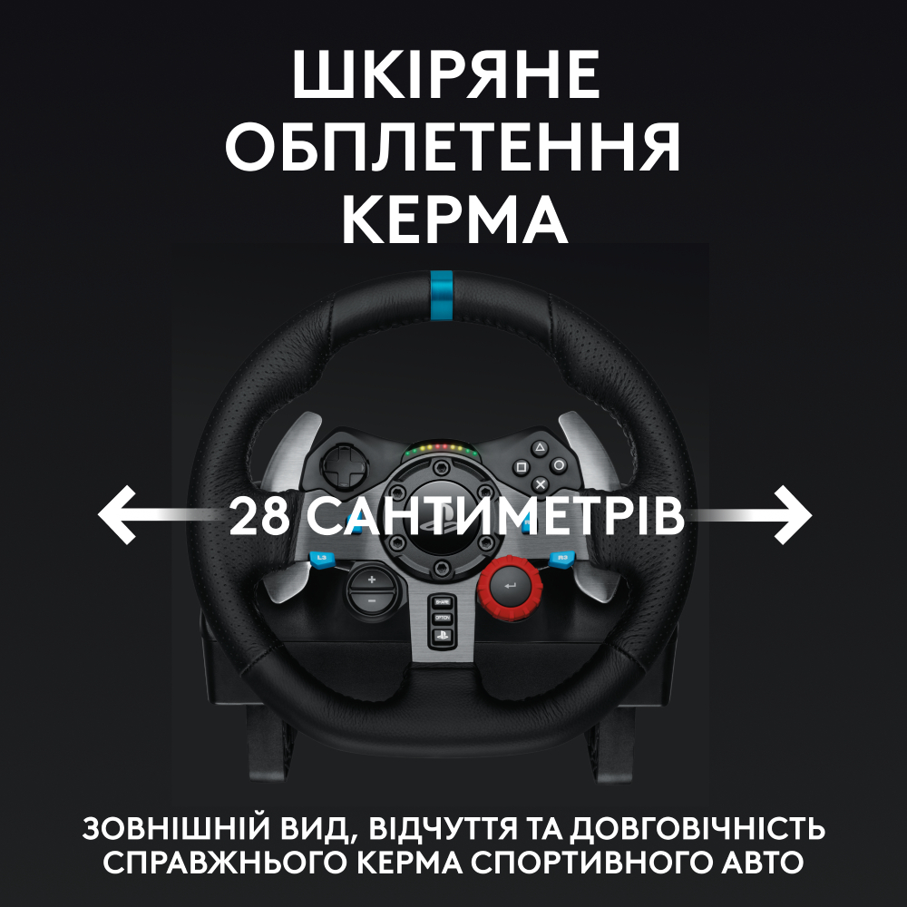 Кермо LOGITECH G29 Driving Force Racing Wheel (L941-000112) Функція Twist False