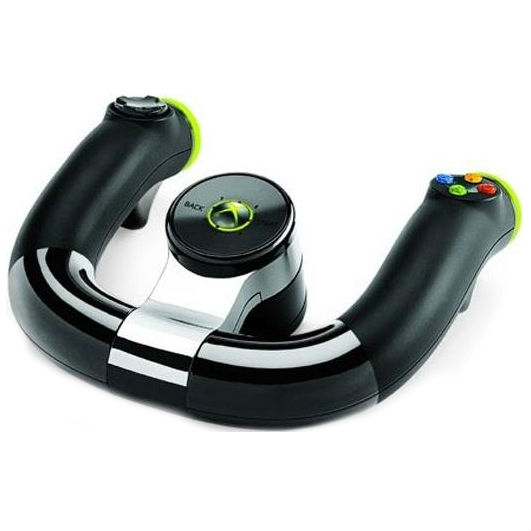 Руль MICROSOFT Wireless Speed Wheel Xbox 360 (2ZJ-00003) Беспроводное соединение есть