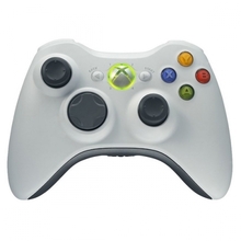 Джойстик MICROSOFT XBOX 360 wireless controller+Fable2,Halo3 (white) (GTA-00045)