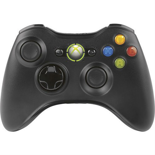 Джойстик MICROSOFT XBOX 360 wireless controller black (NSF-00001)