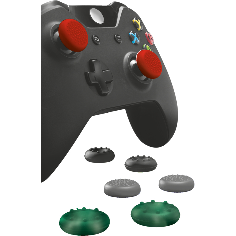 Силиконовые накладки TRUST GXT264 Thumb Grips 8-pack for Xbox One Controllers (20815) Беспроводное соединение False