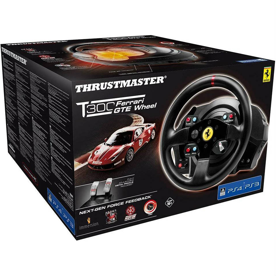 Кермо THRUSTMASTER T300 Ferrari GTE Wheel (4160609) Тип підключення USB