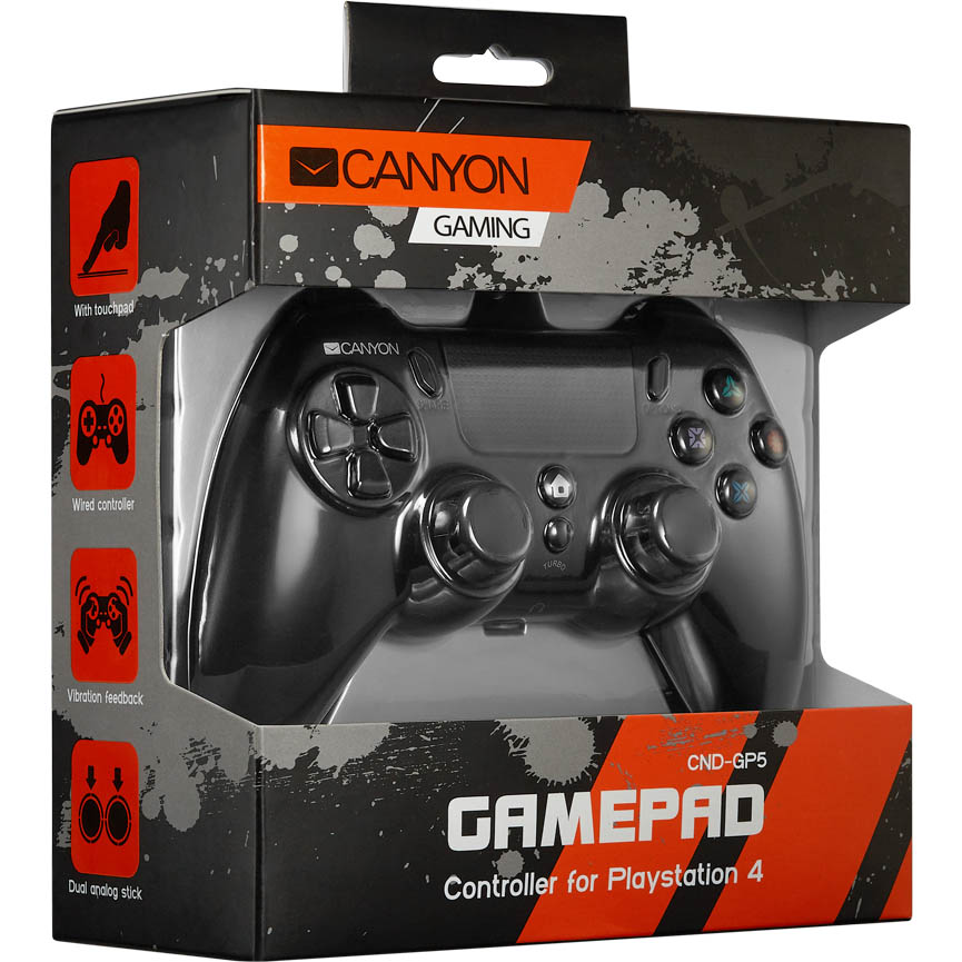 Геймпад CANYON для PS4 (CND-GP5) Тип підключення USB