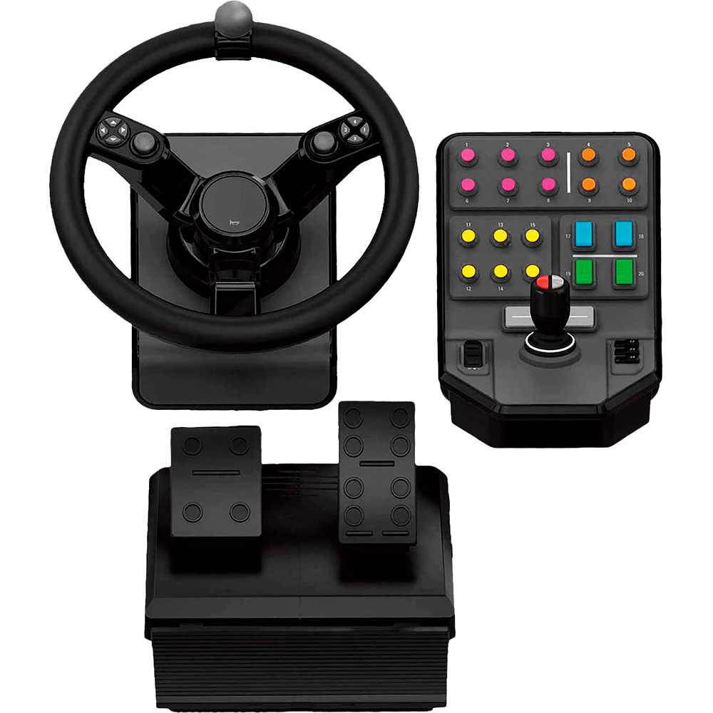 Комплект для управління важкою технікою LOGITECH G Heavy Equipment Bundle Farm Sim Controller (L945-000062) Тип пристрою кермо