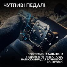 Проводной руль LOGITECH G923 Racing Wheel and Pedals for PS4 and PC (L941-000149)