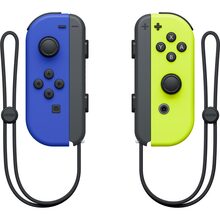 Набор 2 контроллера Nintendo Joy-Con Controller Neon Blue/Yellow (45496431303)