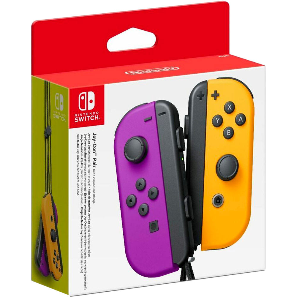Набор контроллеров NINTENDO Joy-Con Neon Purple/Neon Orange 2 шт