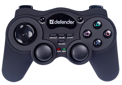 Аксесуари для комп'ютерів DEFENDER О-й геймпад GAME RACER WIRELESS(2 дж)USB