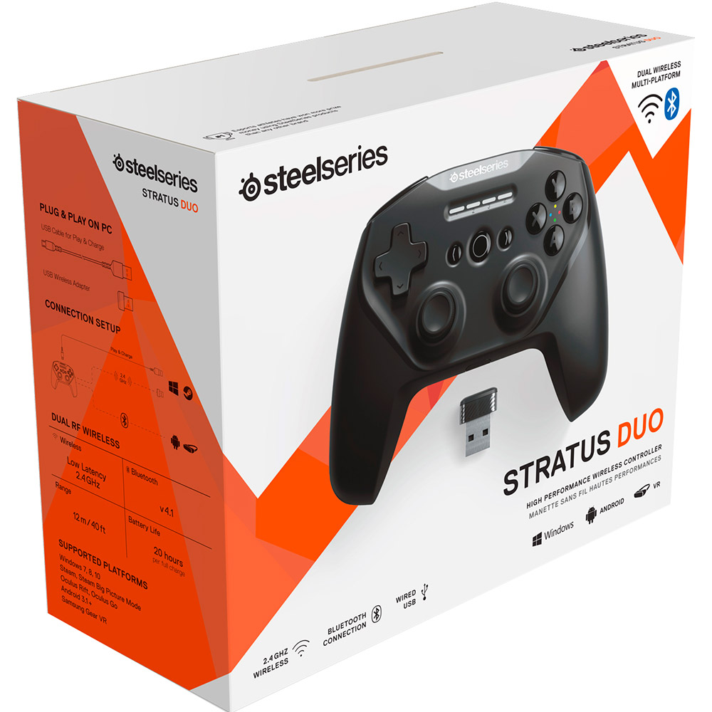 В Україні Геймпад STEELSERIES Stratus Duo (69075)