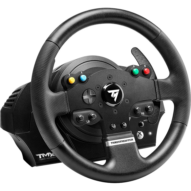 Кермо Thrustmaster TMX Force Feedback PC / Xbox One Black (4460136) Бездротове з'єднання немає