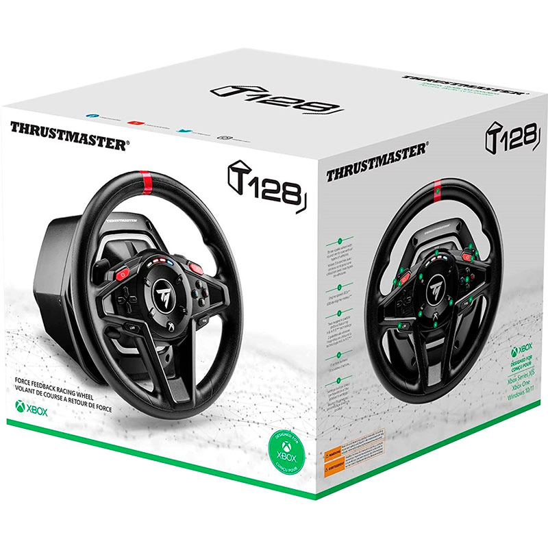 Внешний вид Руль и педали Thrustmaster для PC/Xbox T128-x world type c (4460184)
