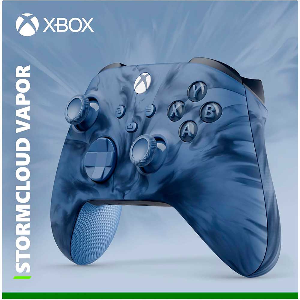 Геймпад XBOX Microsoft Wireless Controller Stormcloud Vapor Вібраційна система True