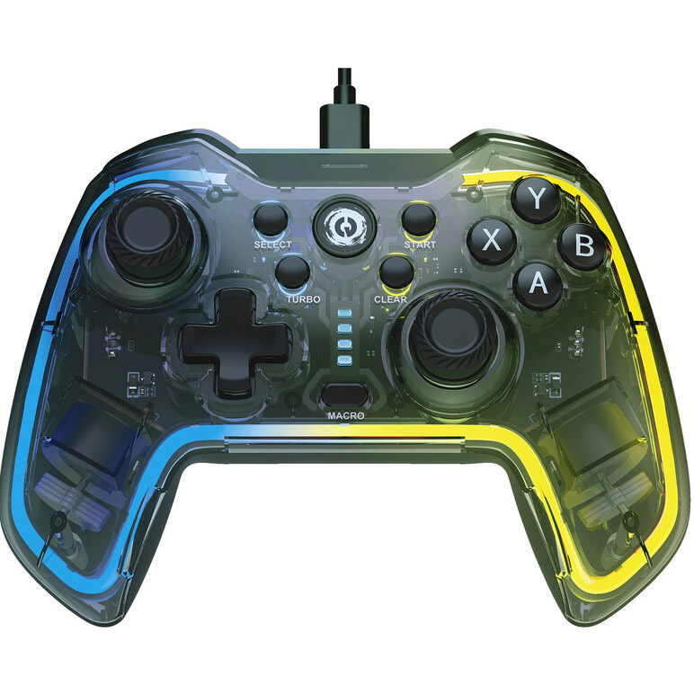 Геймпад CANYON Brighter GP-02 Wired RGB 4in1 Crystal (CND-GP02) Геймпад CANYON Brighter GP-02 Wired RGB 4in1 Crystal (CND-GP02)