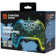 Геймпад CANYON Brighter GP-02 Wired RGB 4in1 Crystal (CND-GP02)