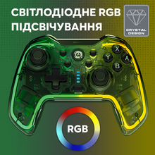 Геймпад CANYON Brighter GPW-02 Wireless RGB 5in1 Crystal (CND-GPW02)