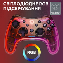 Геймпад CANYON Brighter GPW-04 Wireless RGB 5in1 Crystal (CND-GPW04)