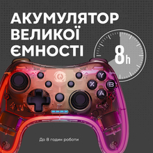 Геймпад CANYON Brighter GPW-04 Wireless RGB 5in1 Crystal (CND-GPW04)