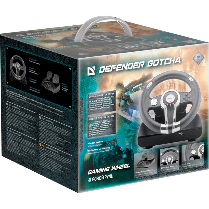 Заказать Руль DEFENDER Gotcha PC/PS3 (64398)