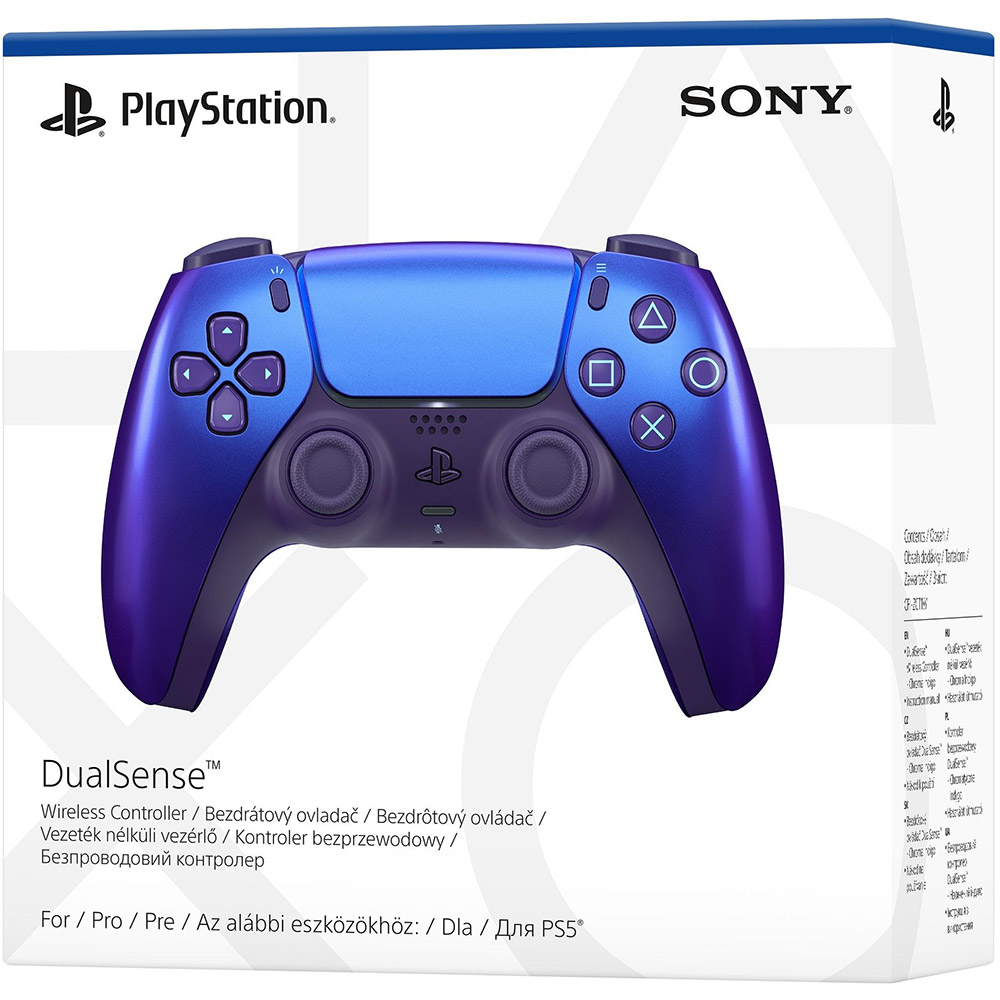 Геймпад SONY PlayStation 5 Dualsense BT Chrome Indigo (1000044477) Количество кнопок 17