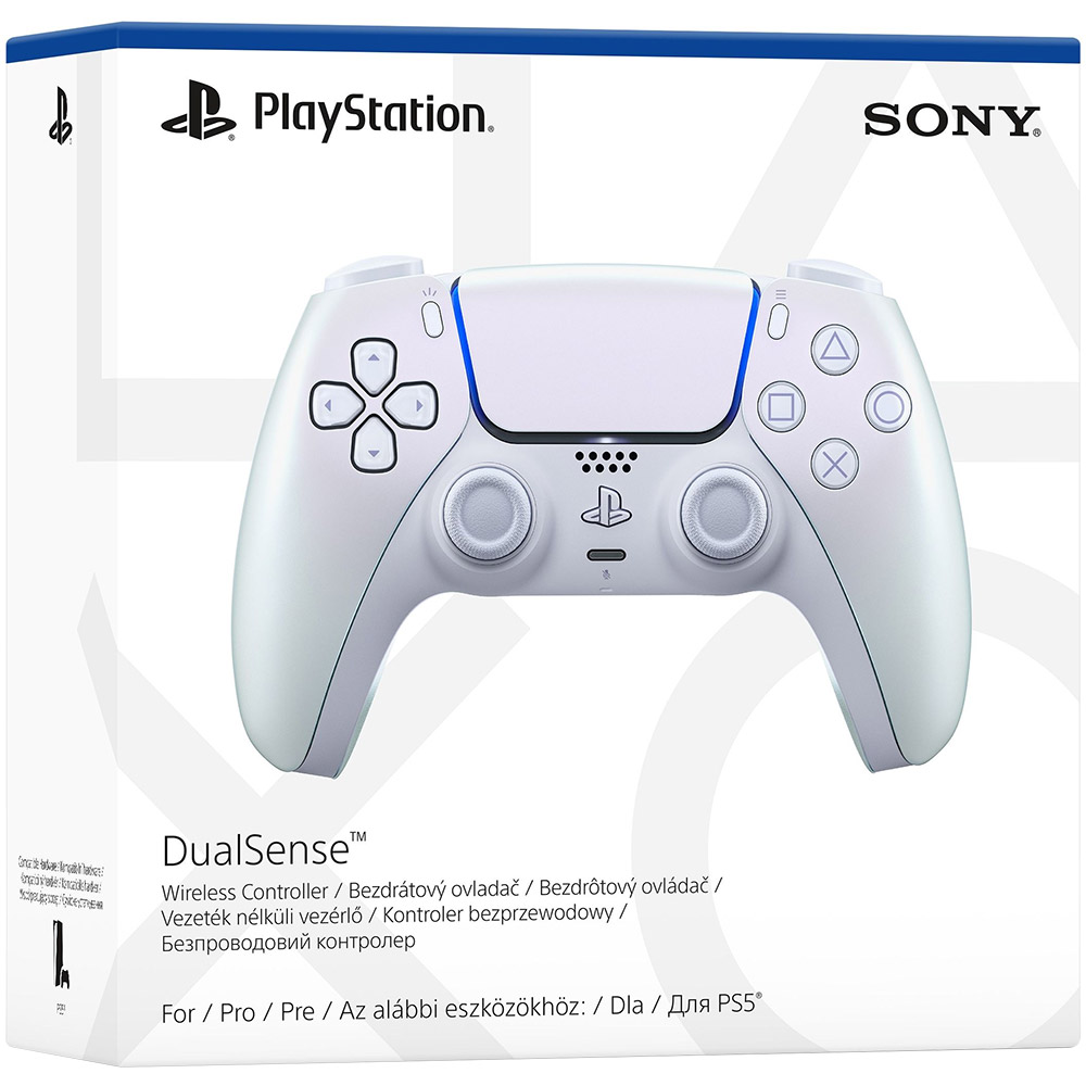 Геймпад SONY PlayStation 5 Dualsense BT Chrome Pearl (1000044472) Тип геймпад