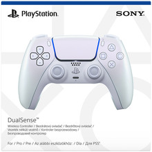 Геймпад SONY PlayStation 5 Dualsense BT Chrome Pearl (1000044472)