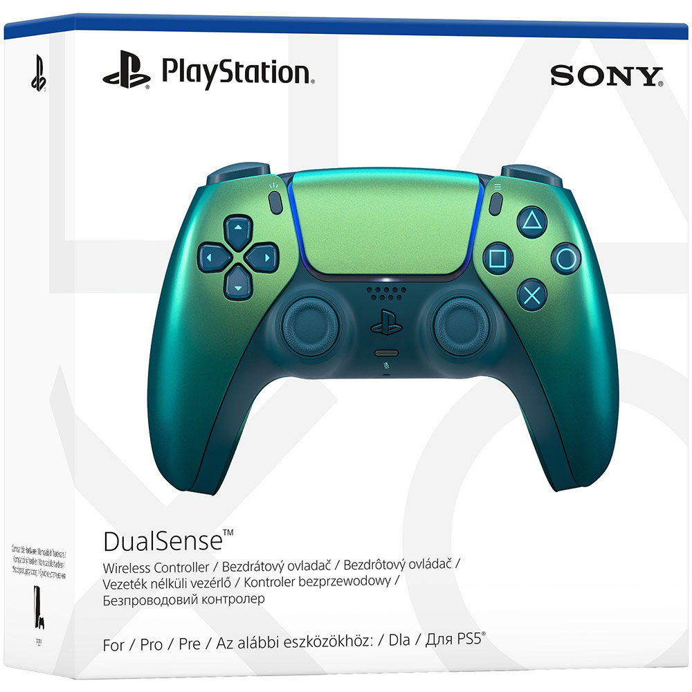 Геймпад SONY PlayStation 5 Dualsense BT Chrome Teal (1000044461) Количество кнопок 17