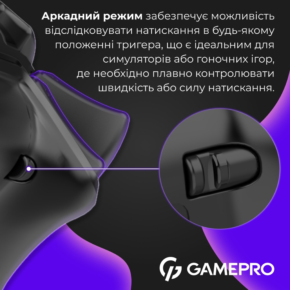 В інтернет магазині Геймпад GAMEPRO GPX13B 2.4G/BT 5.1/USB RGB Black