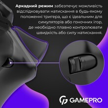 Геймпад GAMEPRO GPX13B 2.4G/BT 5.1/USB RGB Black