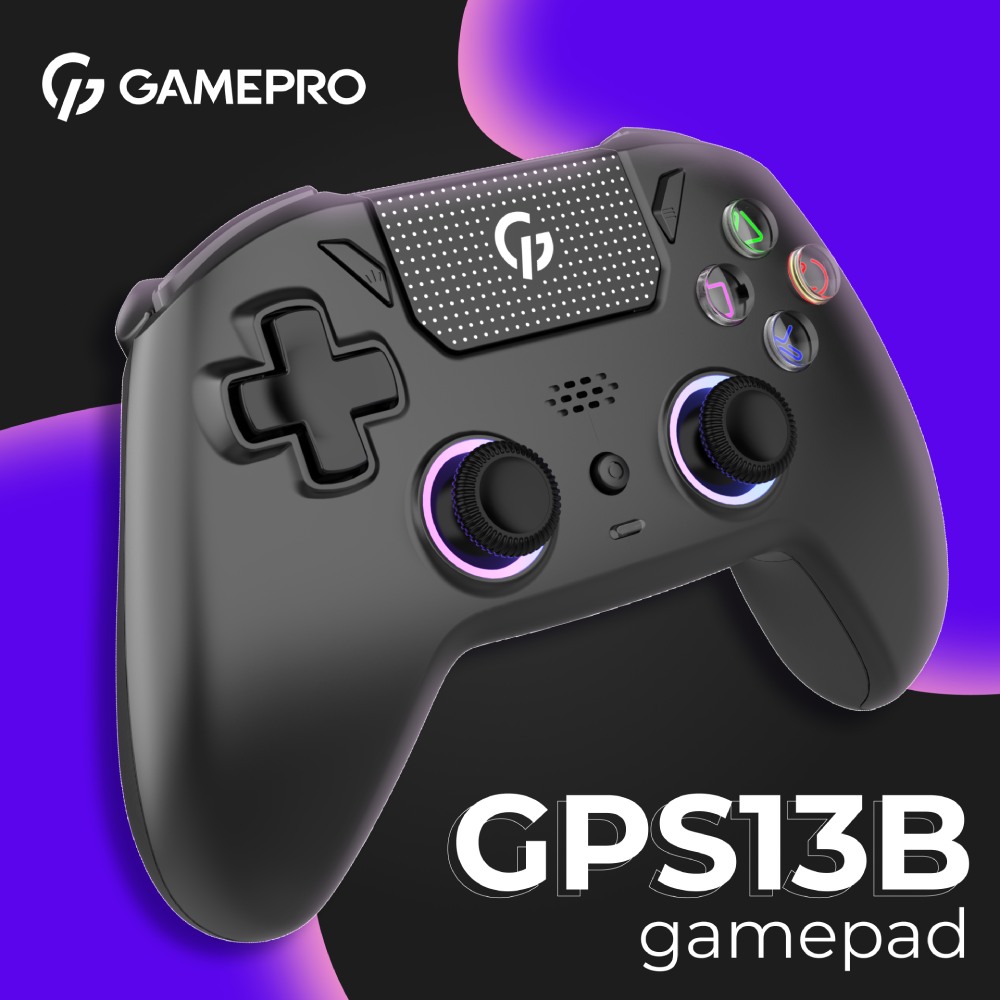 Внешний вид Геймпад GAMEPRO GPS13B BT 5.3/USB RGB Black