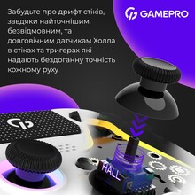 Геймпад GAMEPRO GPS13W BT 5.3/USB RGB White