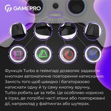 Геймпад GAMEPRO GPS13W BT 5.3/USB RGB White